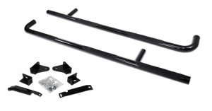 Chevrolet Silverado 1500 Side Steps - Go Rhino - 6000 Series - Black - `14-`19